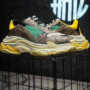 Balenciaga Triple S Green and Grey - UK 8 | US 9 | EU 42